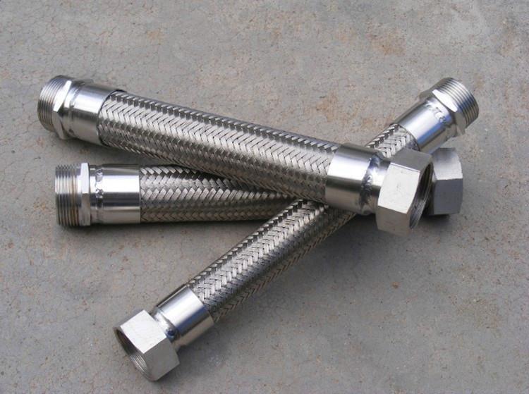 接头-304不锈钢316L 高压油管 蒸汽软管 金属软