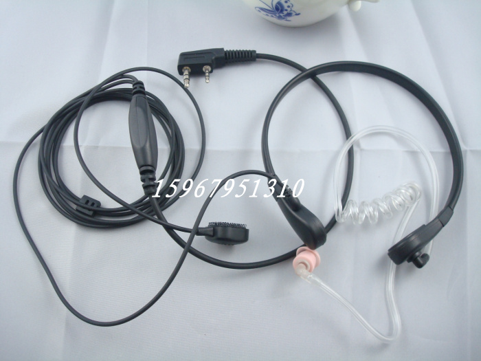 天猫 淘宝商城对讲机耳机线高档耳麦 喉管耳机