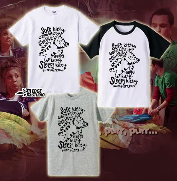 Футболка мужская One along SheldonT Soft Kitty Big Bang Theory Футболка мужская One along SheldonT Soft Kitty Big Bang Theory, One along