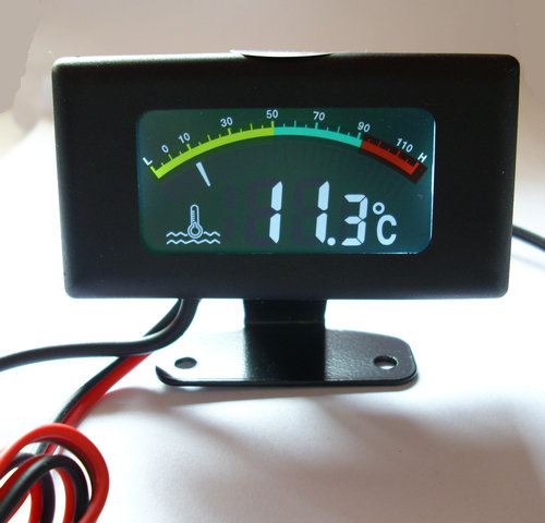 2018 2017 New Car Water Temperature Gauge Tuning Meter Color Car Tuningmetercolor Screencarwater Temperaturestrap10mmsensordigitalelectronicwater Temperature Gauge 10 Degrees 110