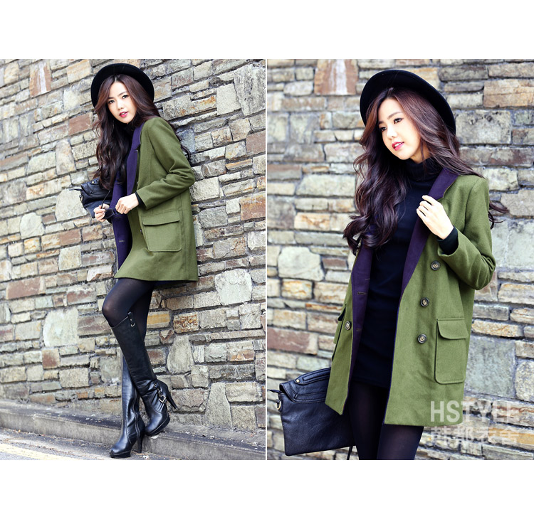 Korea has the Korean version of the Dag Hammarskjöld yi 2015 winter clothing new women's solid color Korean straight jacket LF3241?(2) gross olive green M picture, prices, brand platters! The elections are supplied in the national character of distribution, so action, buy now enjoy more preferential! As soon as possible.