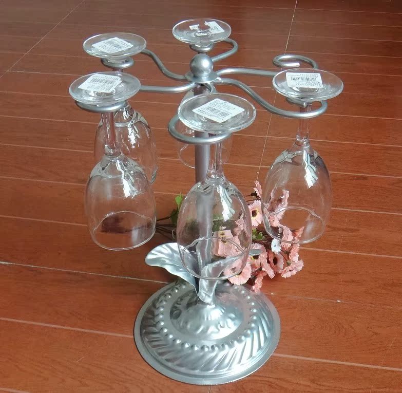 Подставка для вина 包邮 简约仿古欧式 酒杯架高脚杯架 铁艺挂杯架 红酒杯架倒挂杯架 Другие металлы Подставка для вина 包邮 简约仿古欧式 酒杯架高脚杯架 铁艺挂杯架 红酒杯架倒挂杯架 Другие металлы