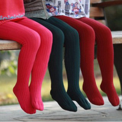 Kids Rainbow Angel Pocket child Joker even ribbed leggings girls pants socks Kids pants