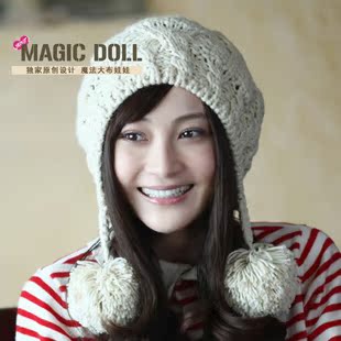 Головной убор Spell dolls 20120919 Вязаные/трикотажные шапки Комбинированное волокно - натуральная шерсть и синтетика Женское Зима Головной убор Spell dolls 20120919 Вязаные/трикотажные шапки Комбинированное волокно - натуральная шерсть и синтетика Женское Зима