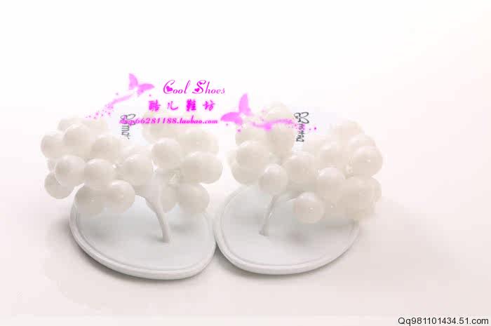 包邮 夏季新款 正品韩国matsa<em>麦莎</em> 葡萄拖鞋 平