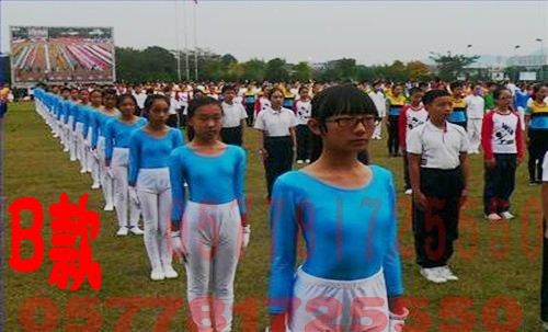 新款小学生广播体操服装中学生运动会比赛服装儿童团体操练功服