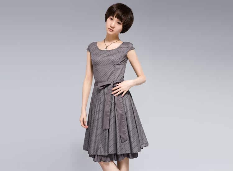 【sdeer<em>圣迪奥</em> 专柜<em>正品女装</em>夏款淑女风泡泡袖