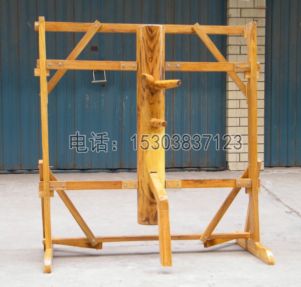 击剑、武术用品-木人桩\/咏春拳木人桩\/全木框架悬挂式木人桩\/厂家直销标准木人桩-