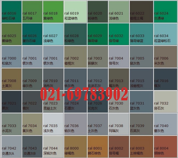 供应进口ral7047,ral8000,ral8001,ral8002,ral8003工业漆