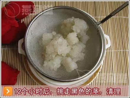 雪蛤泡发12个小时后发头超级好