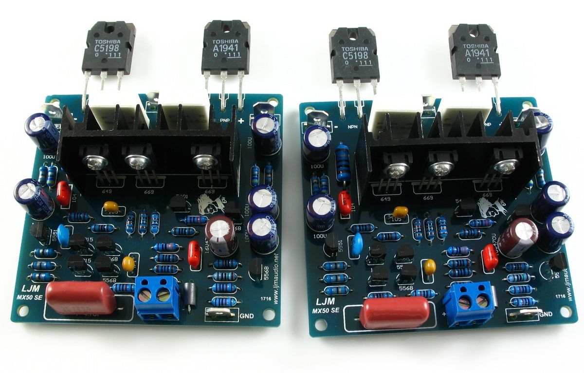 MX50 SE 100W+100W 2SA1941 2SC5198 Amplifier kit sc