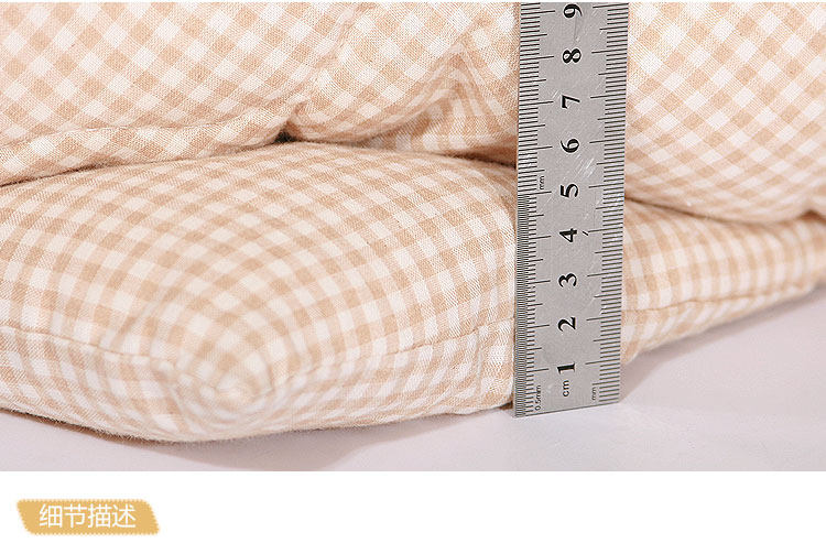 Peach baby organic cotton double gauze cotton thick core of pure cotton bedding in neonates