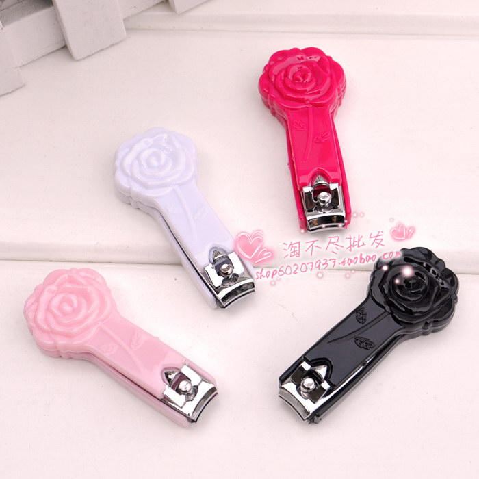 【 A112 】 Anna * Soviet style Rose Nail clippers   Manicure tools   Nail knife   Nail file