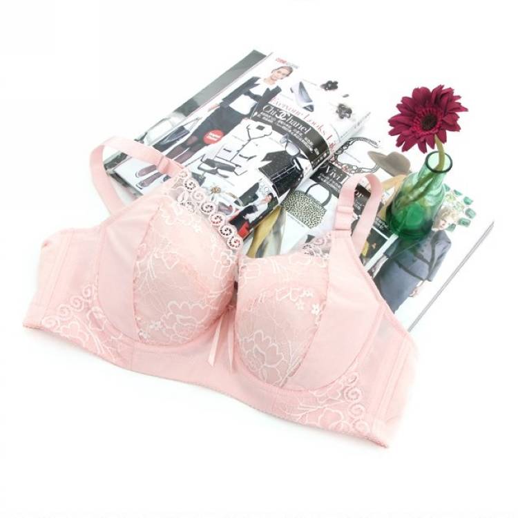 品牌<em>女士</em>内衣<em>夏季</em>薄款大胸DEF聚拢调整型蕾