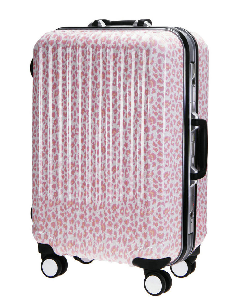 最奢侈的服裝品牌 超炫高品質品牌鋁框豹紋拉桿箱旅行行李登機箱時尚奢侈登機箱 最新奢侈品牌