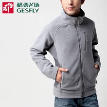 格桑飞扬复合抓绒衣/抓绒外套/抓绒卫衣 加厚保暖 男 浅灰/深灰