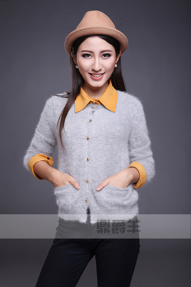 【2013秋冬新款欧洲站<em>骷髅头</em>100%<em>长毛</em>貂绒开