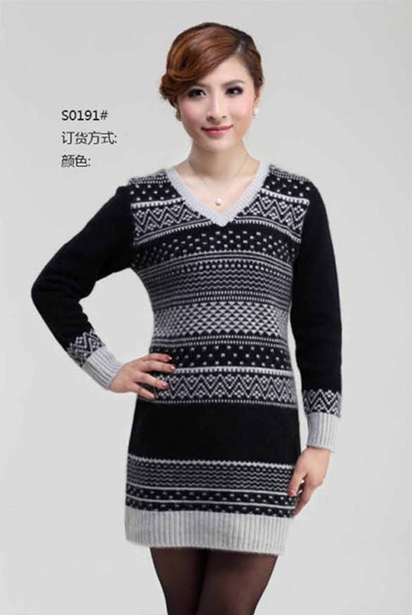 【量身定做不<em>起球纯山羊绒</em>OL女式小清新中长