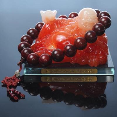 包邮大号弥勒佛高档汽车香水座车内小轿车佛像