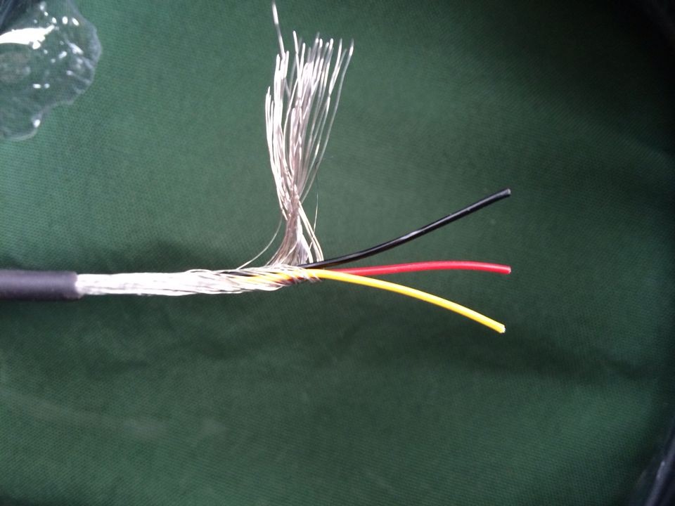 信号电缆-3芯屏蔽线信号线26awg双绞外径3m