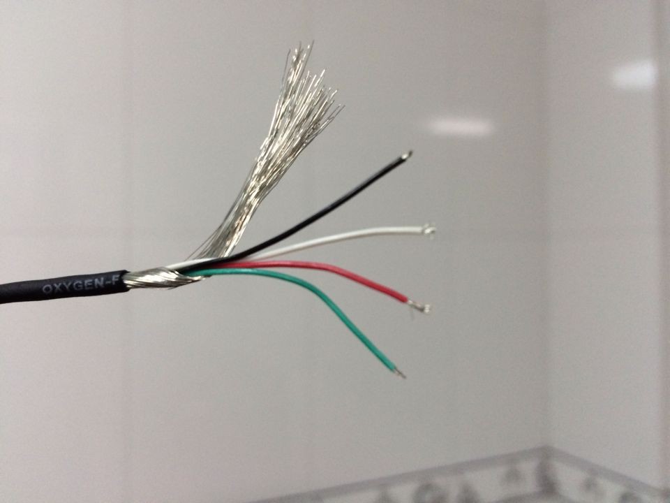 电子线-4芯电子信号线屏蔽线很细外径2.2mm绕