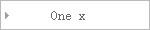 One x