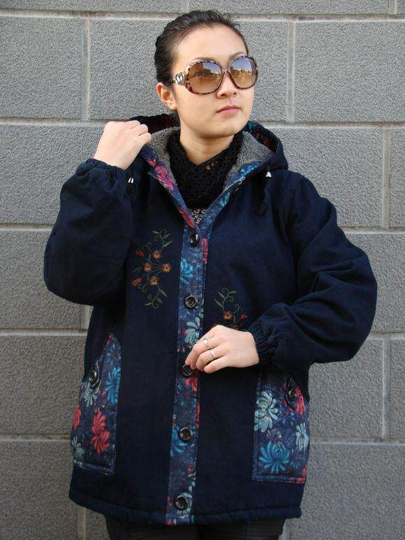 加厚保暖中老年胖女人服饰<em>中年女装</em>棉袄外套天