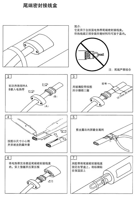 【ES太阳能电热带用封头\/尾端】价格,厂家,图