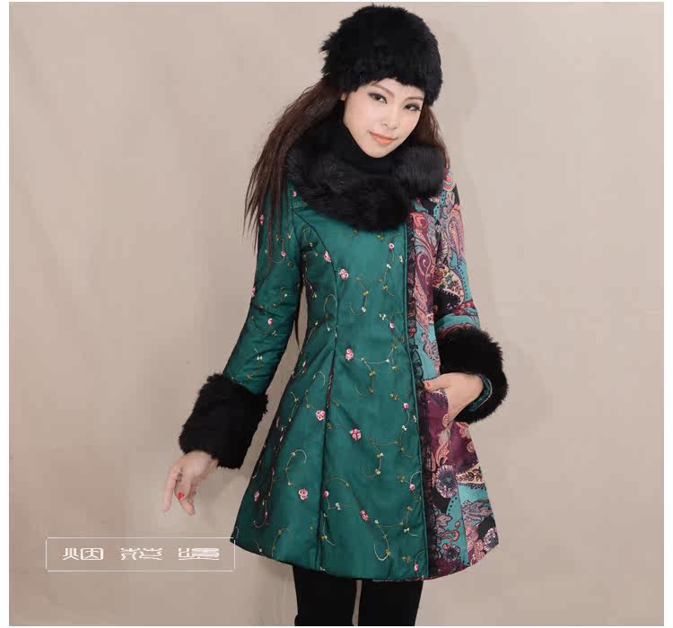 批发采购<em>女式</em>羽绒服-<em>烟花烫</em>SD2013冬新款复古