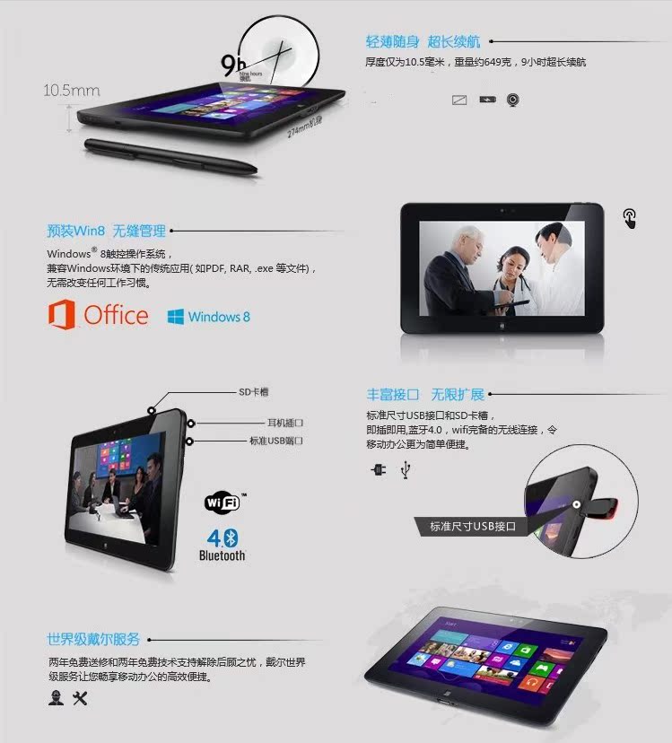 Планшет Dell Latitude 10 Z2760/2G 64GSSD Планшет Dell Latitude 10 Z2760/2G 64GSSD