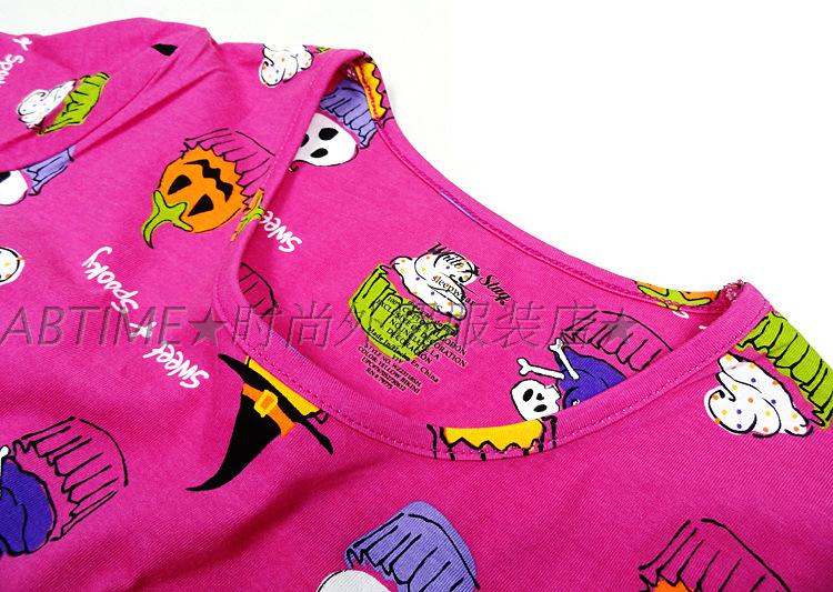 foreign trade original single Short sleeve pajamas Nightdress special Plus Size Fattening pure cotton foreign trade ma'am Home Furnishing Long T-shirt maternity dress