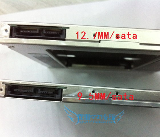 2014最新超薄 笔记本光驱位硬盘托架 SATA3 