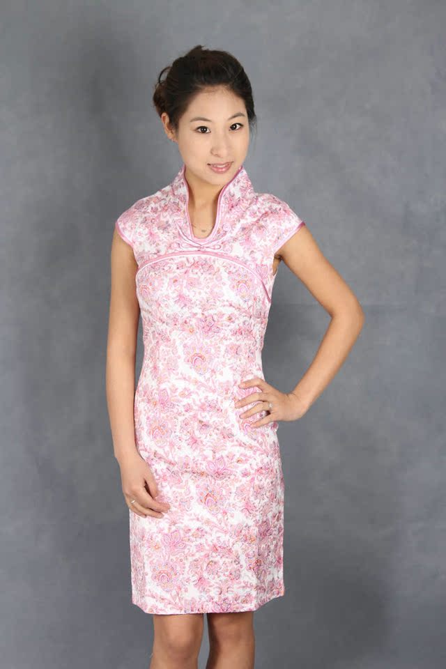 98.00元,淘宝热卖茶楼 旗袍 服务员工作服 夏装