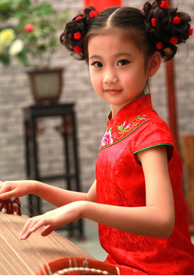 Детское ципао Wang Xiao w2289z Wang Xiao Детское ципао Wang Xiao w2289z Wang Xiao