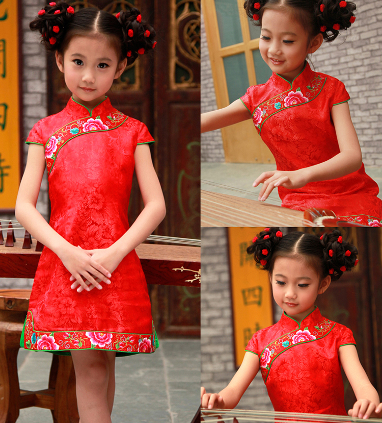 Детское ципао Wang Xiao w2289z Wang Xiao Детское ципао Wang Xiao w2289z Wang Xiao