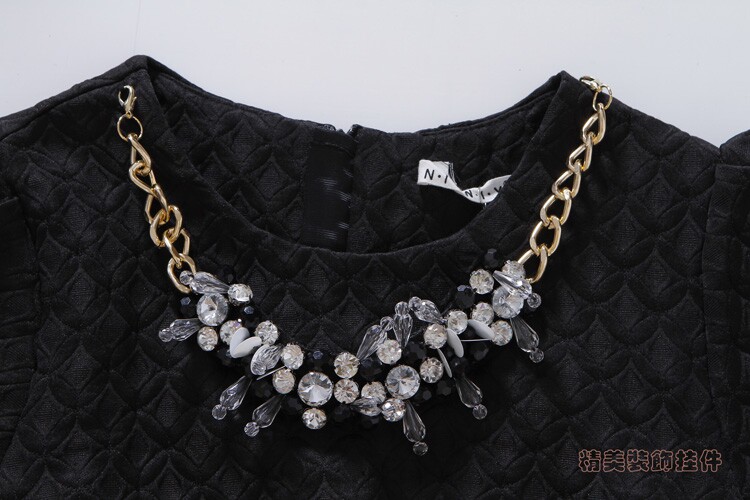 8093 实拍2014新款秋<em>冬装名媛</em>小香风<em>套装短裤</em>