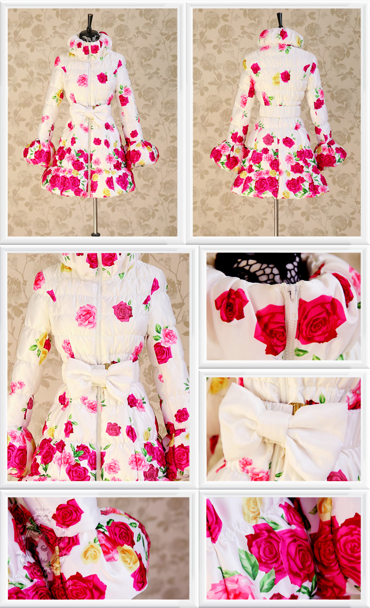 Женский пуховик Big pink cloth doll c37xa 12.12 Женский пуховик Big pink cloth doll c37xa 12.12