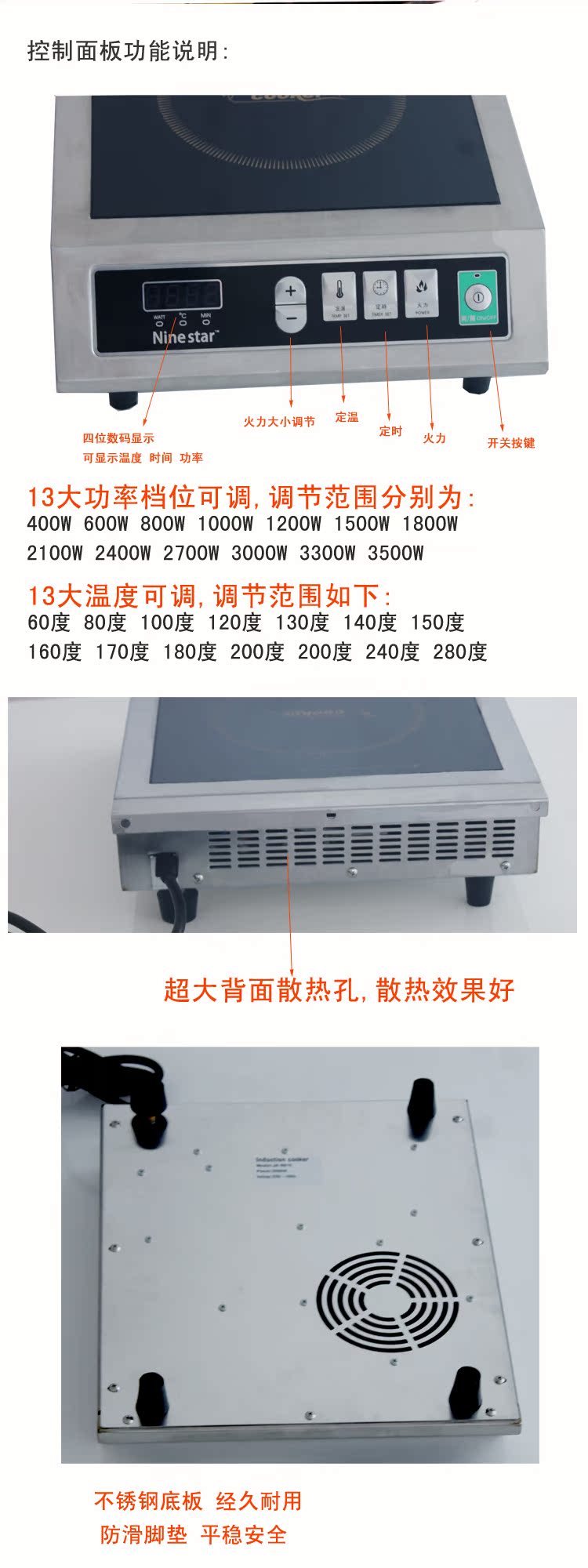 Индукционная плита Ресторан отеля нагреватель 3500w индукции специальных коммерческих высокой мощности для подлинных жаркое пакеты электронной почты Индукционная плита Ресторан отеля нагреватель 3500w индукции специальных коммерческих высокой мощности для подлинных жаркое пакеты электронной почты