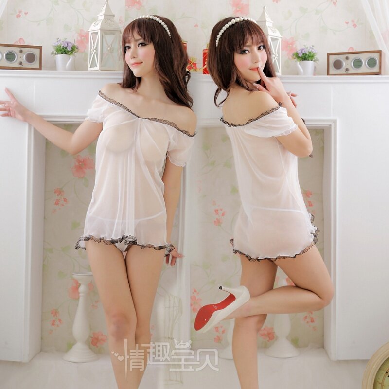 包邮 情趣<em>内衣</em>女式性感<em>美女透明</em>睡裙 蕾丝花边