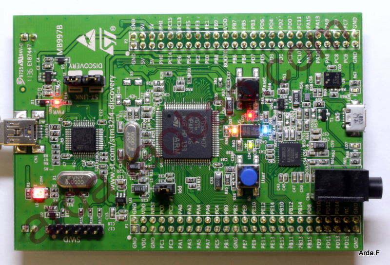 基于STM32F407的STM32F4DISCOVERY开发