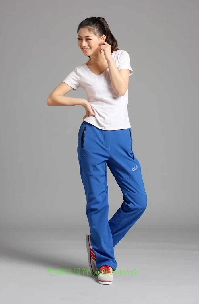 户外正品<em>狼爪女</em>冲锋裤抓绒裤防风裤长裤修身长