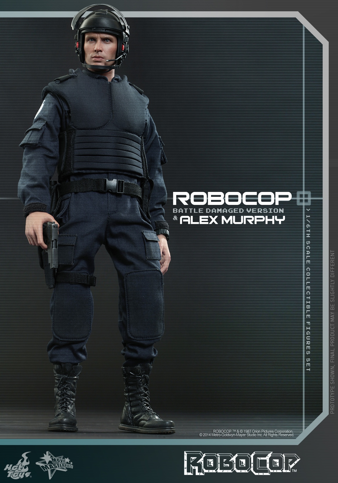 Hottoys   1 / 6   MMS265 / MMS266   Mechanical warfare police   Single person War damaged version / Suit Edition