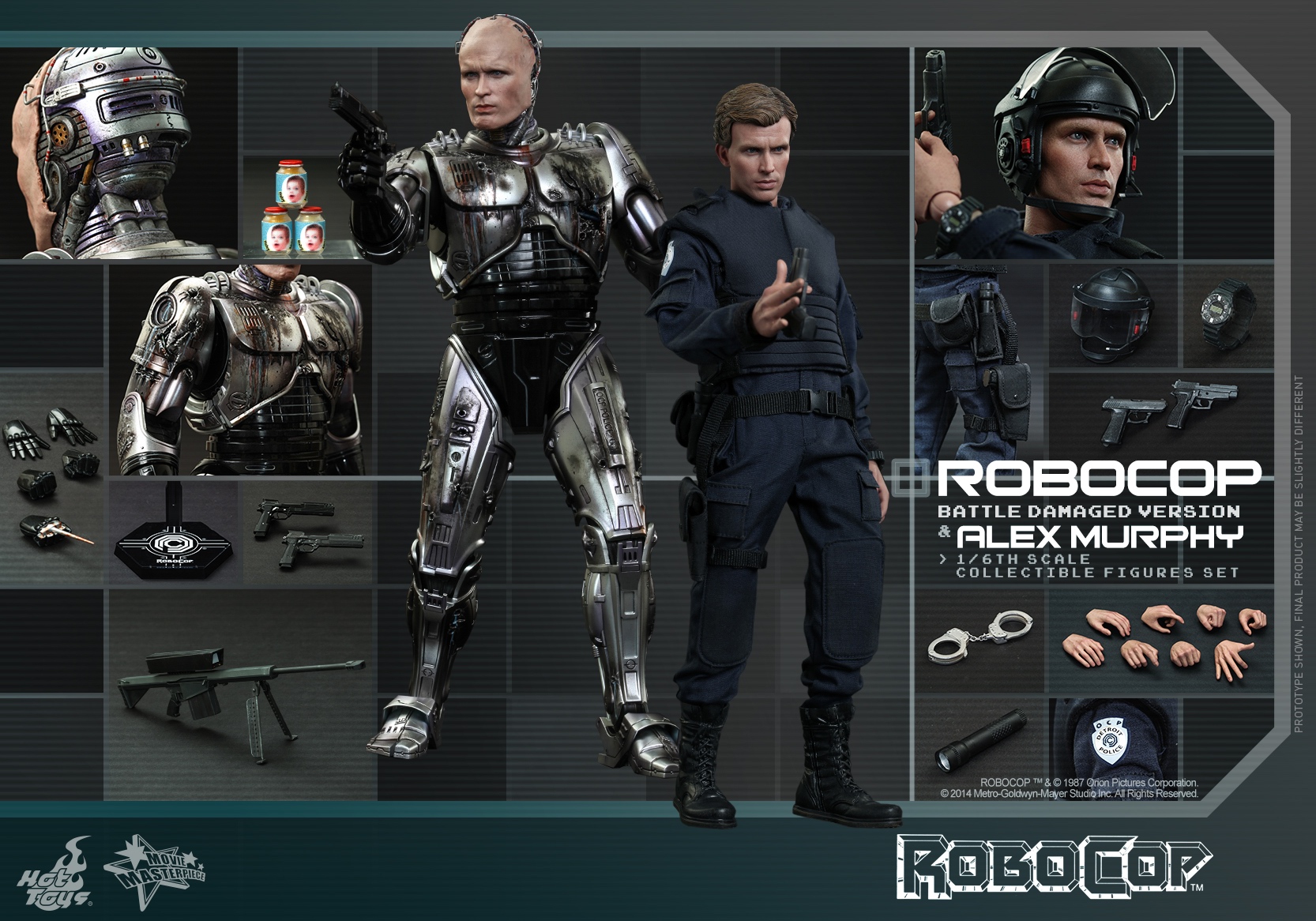 Hottoys   1 / 6   MMS265 / MMS266   Mechanical warfare police   Single person War damaged version / Suit Edition