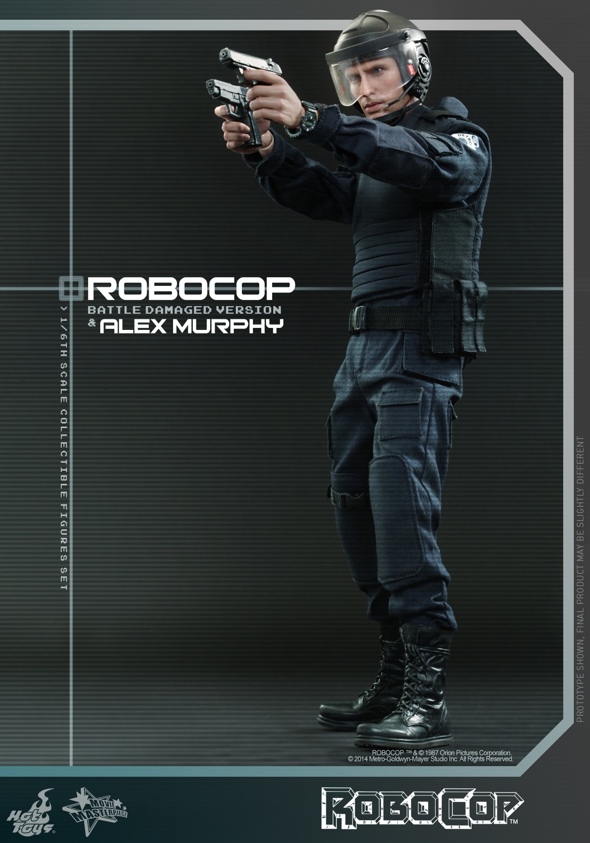 Hottoys   1 / 6   MMS265 / MMS266   Mechanical warfare police   Single person War damaged version / Suit Edition