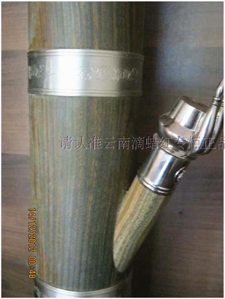 【绿檀木实木.水烟筒 云南\/竹木水烟嘴烟斗烟袋