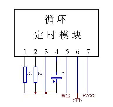 【电子循环定时器 延时模块 IC 集成电路 芯片
