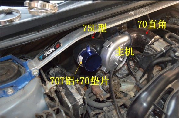 斯巴鲁XV专用提升动力节油改装安装电动涡轮增压器LX2008