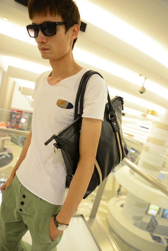 Men's bag handbag new package Korean leisure travel packages baodan oblique carry large bag bag computer bag shoulder bag men
