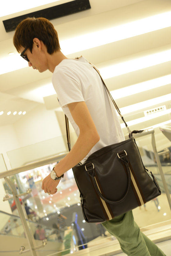 Men's bag handbag new package Korean leisure travel packages baodan oblique carry large bag bag computer bag shoulder bag men