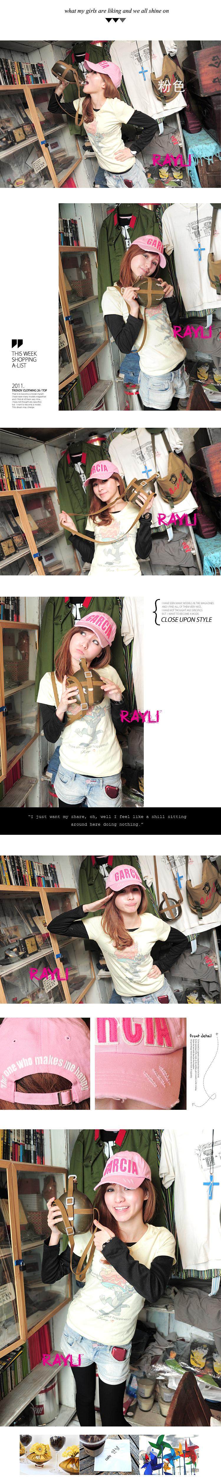 Rayli RAYLI new baseball caps men General Korea Korean leisure tide authentic Hat Cap edging K1101